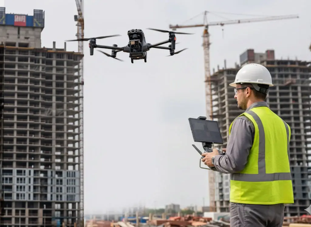 Dronă profesionistă - Inspecții acoperișuri